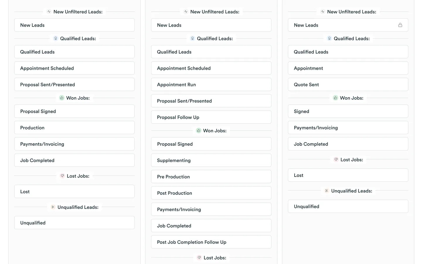 Suggested Workflows import modal